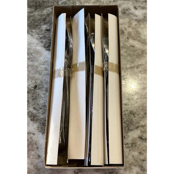 NEW Lot of 4 Noritake Brown 18-8 Stainless Primastone Teaspoons - Picture 2 of 3